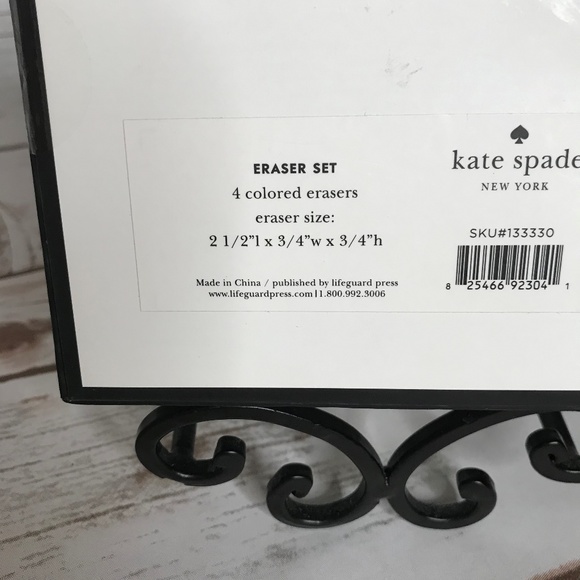 Kate Spade Eraser Set - Picture 4 of 4
